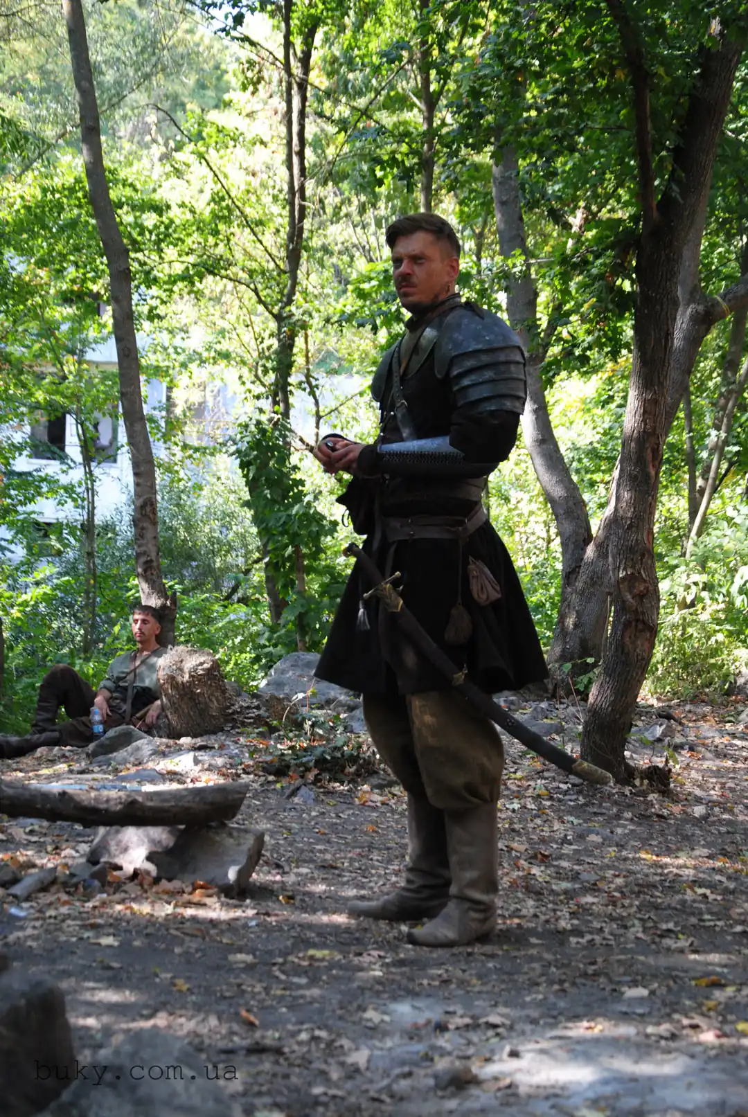 Андрій Ісаєнко на зйомках "Абсолютно брехливої історії" на Буцькому каньйоні