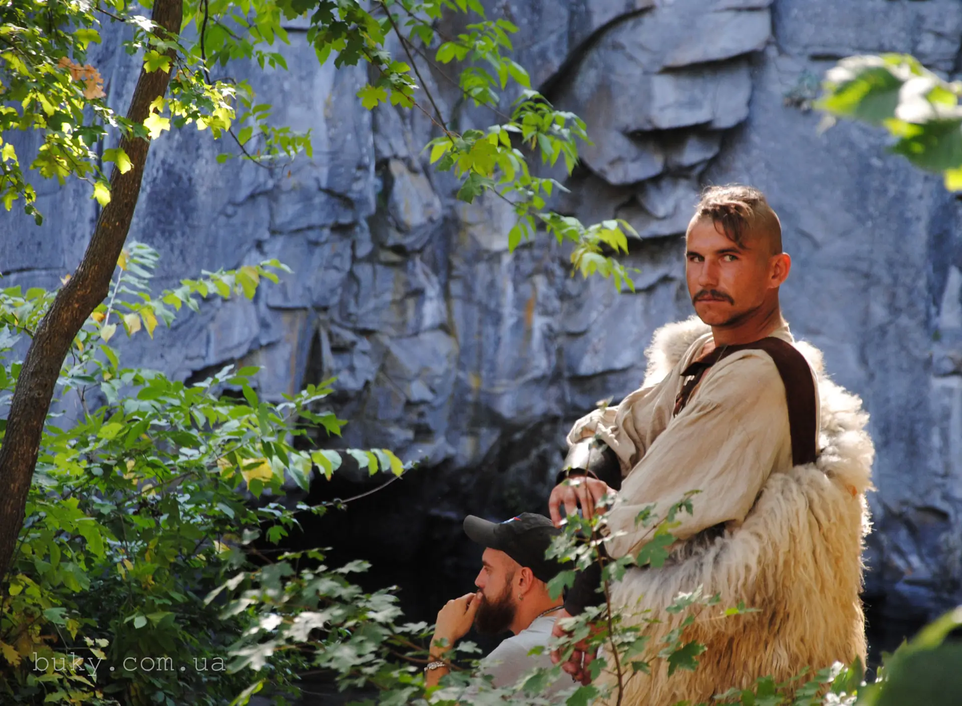 Владислав Макітра на зйомках "Абсолютно брехливої історії"