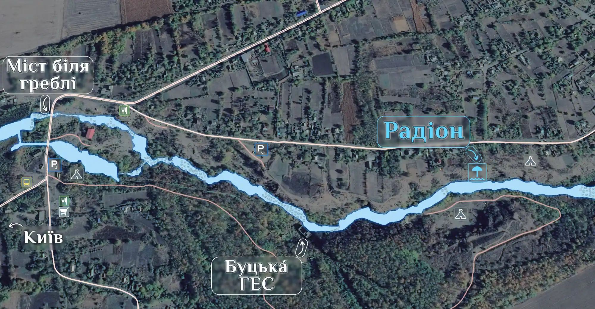 Де знаходиться пляж Радіон