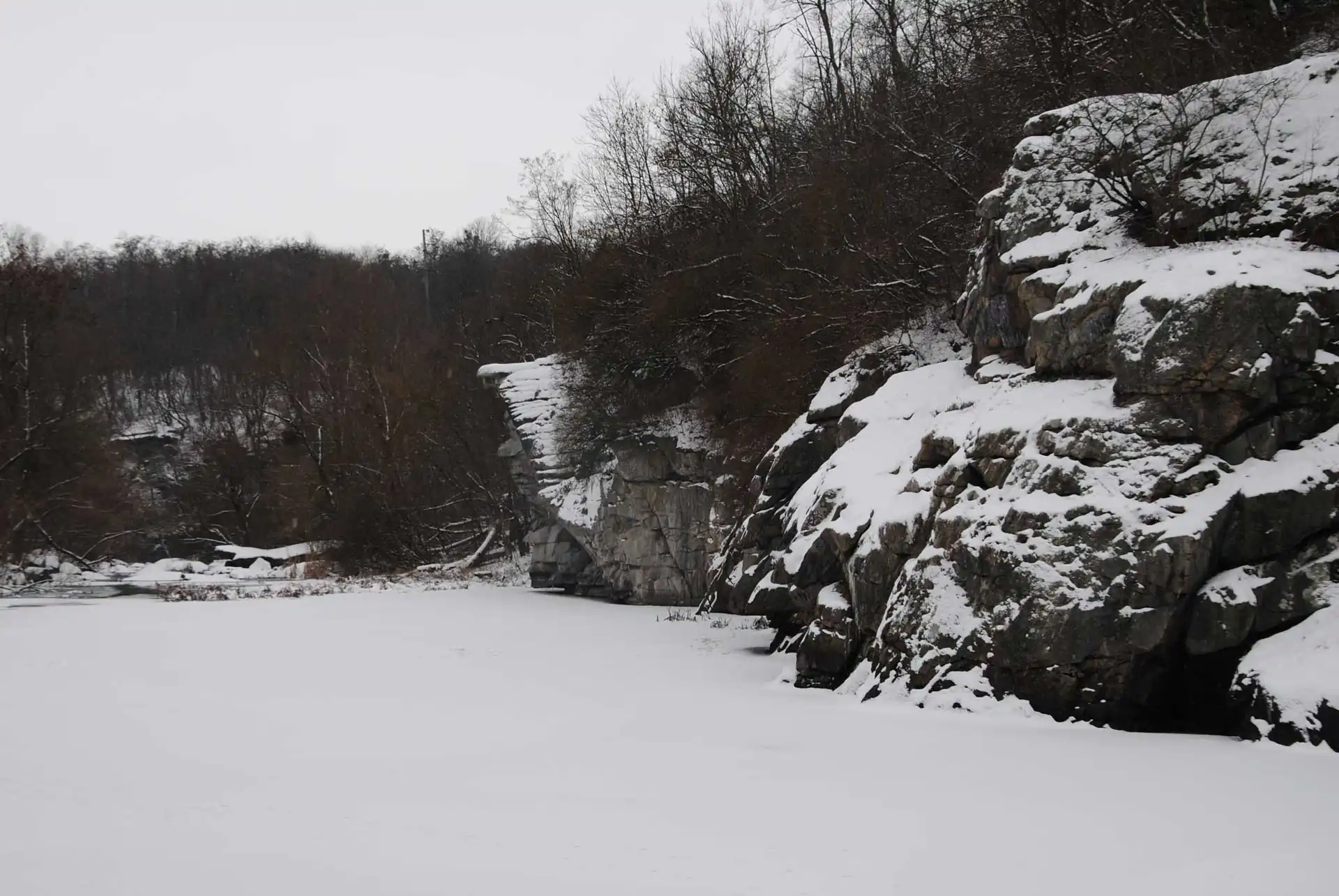 Урочище Лисакове взимку